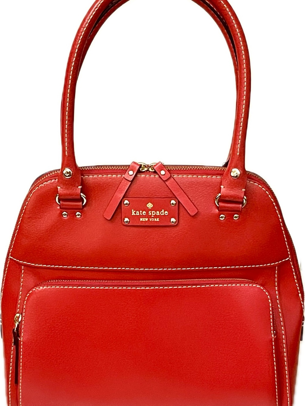 kate spade {Retired} Wellesley Textured Leather Satchel